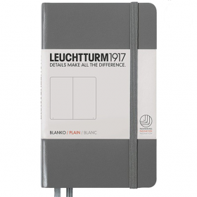Блокнот Leuchtturm1917 Кишеньковий Антрацит Чисті листи (344779) 344779 фото