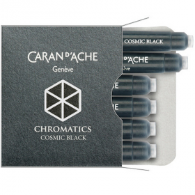 Набір картриджів чорнильних Caran d`Ache Chromatics Чорний (6 шт) 8021.009 фото