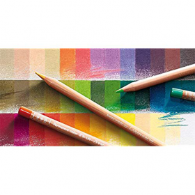 Набор Retouche Caran d'Ache 6 Пастельных сухих карандашей + 6 Пастельных кубов 7880.406 фото
