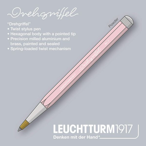 Ручка Drehgriffel Leuchtturm1917 Powder (362453) 362453 фото