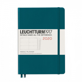 Середній Тижневик Leuchtturm1917 Тихоокеанський зелений 2020 (359995) 359995 фото