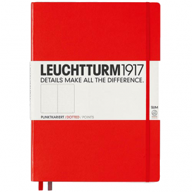 Блокнот Leuchtturm1917 MasterSlim Червоний Крапка (349270) 349270 фото
