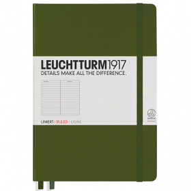 Блокнот Leuchtturm1917 Середній Зелений Лінія (348101) 348101 фото