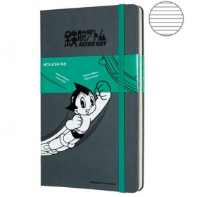Середній блокнот Moleskine Astro Boy Темно-сірий Лінія LEABQP060G25 фото