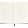Средний Еженедельник Moleskine 2024 Сапфир Мягкий