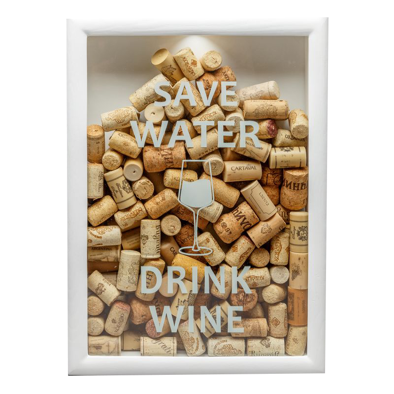 Копилки Для Винных Пробок Save Water Drink Wine