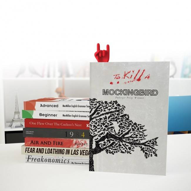 Закладка для книг Rocket Design Rockmark Красная