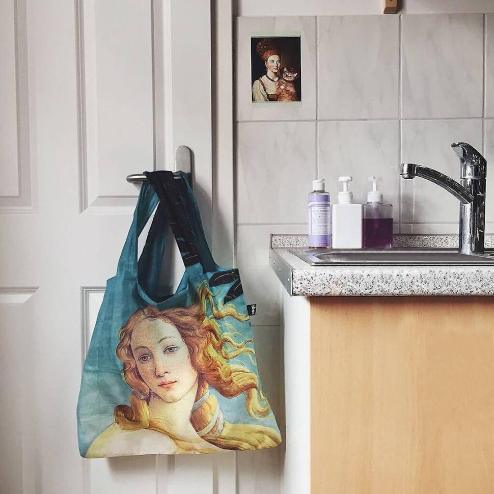 Сумка для покупок складная LOQI BOTTICELLI The Birth of Venus 1484-86