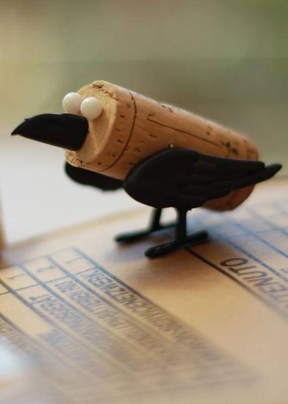 Набор украшений для пробки Monkey Business Crow Animal Corker