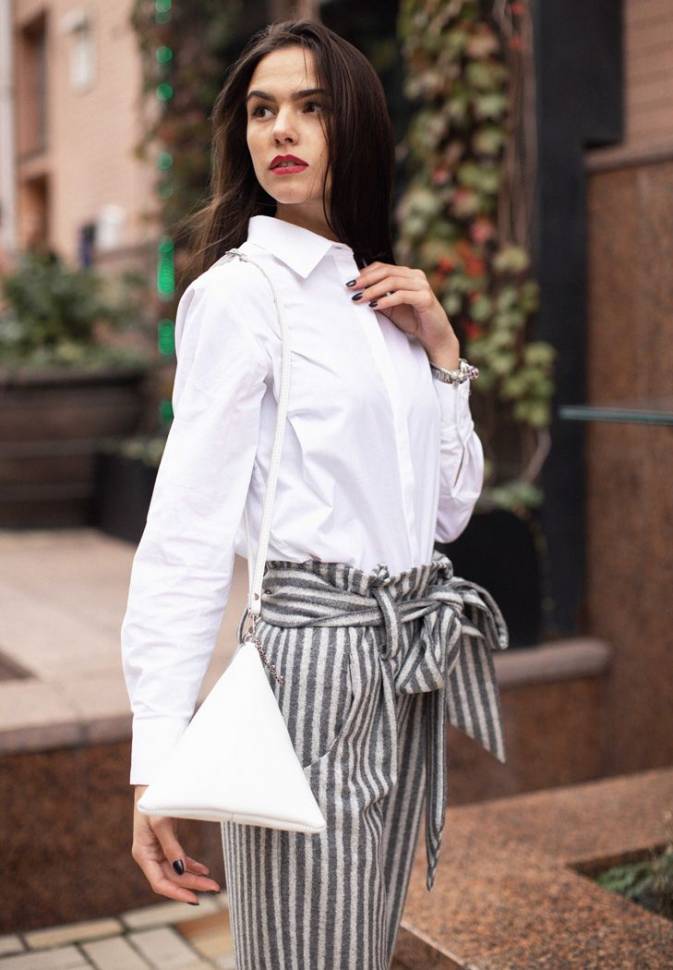 Сумка - косметичка Пирамида BlankNote Белая