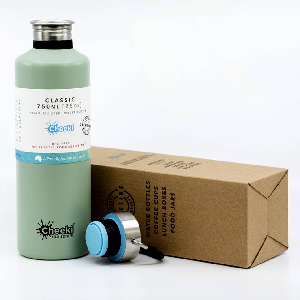 Бутылка для воды Cheeki Classic Single Wall 750 ml Pistachio