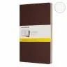 Средний блокнот Moleskine Cahier (3 шт) Коричневый Клетка