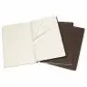 Средний блокнот Moleskine Cahier (3 шт) Коричневый Клетка