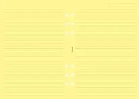 Бланки Filofax A5 Yellow Ліни (343010)