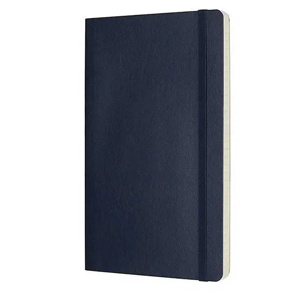 Средний блокнот Moleskine Classic Мягкая обложка Сапфир Линия