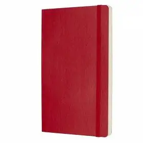 Средний блокнот Moleskine Classic Мягкая обложка Красный Линия