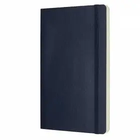 Средний блокнот Moleskine Classic Мягкая обложка Сапфир Чистые листы