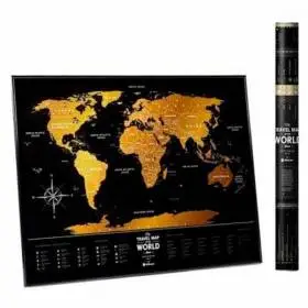 Скретч Карта Мира Travel Map Black