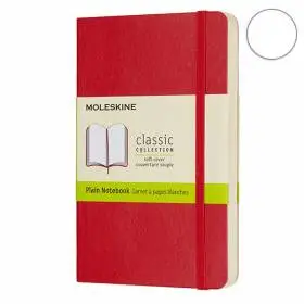 Блокнот Moleskine Classic Карманный Чистые Листы Красный
