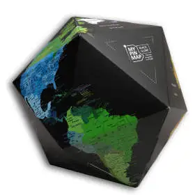 Глобус My Pin Map Globe Black