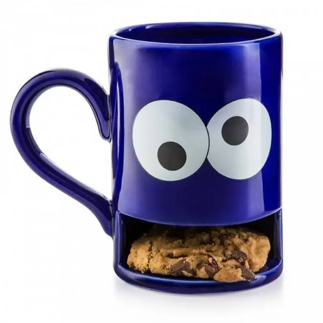 Чашка с отделением для печенья Donkey Monster Cookie Cup Фиолетовая