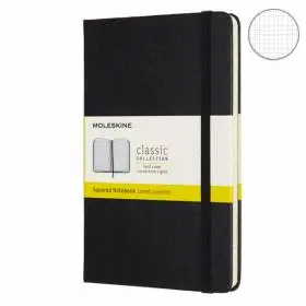 Блокнот Moleskine Classic Медиум Клетка Черный