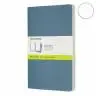 Великий Блокнот Moleskine Cahier (3 шт) Чисті Листи Живий Блакитний