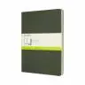 Набор тетрадей Moleskine Cahier (3шт) A4 зеленый Чистые листы