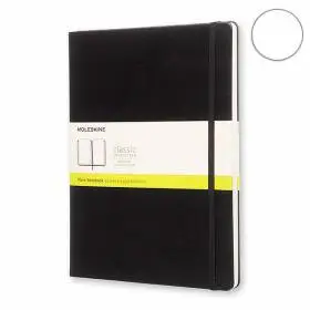 Великий блокнот Moleskine Classic Тверда обкладинка Чорний Чисті аркуші
