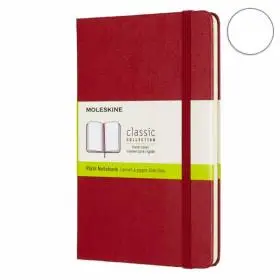 Блокнот Moleskine Classic Медіум Чисті Листи Червоний