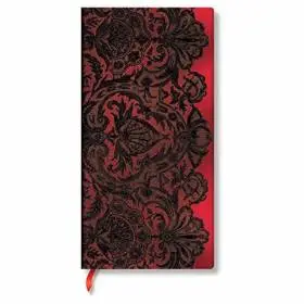 Блокнот Paperblanks Мереживо Алюр Слім Лінія Червоний