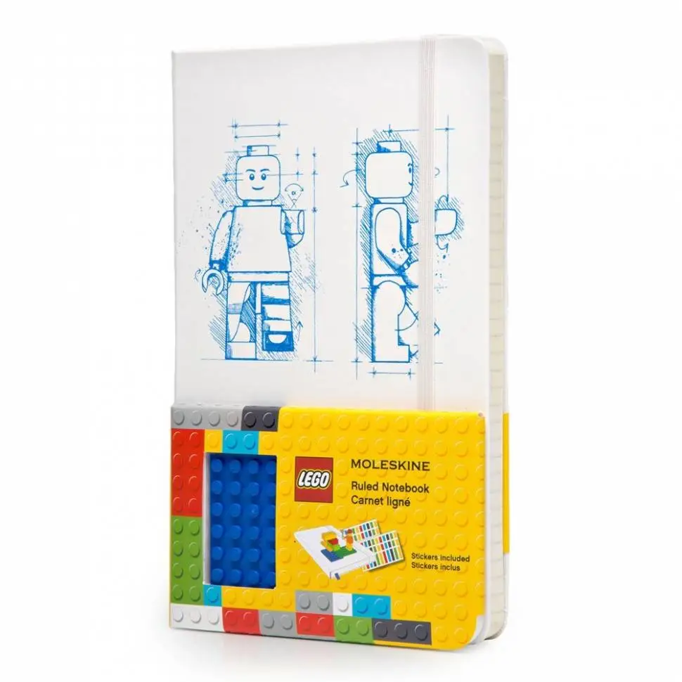 Средний блокнот Moleskine Lego Линия Белый