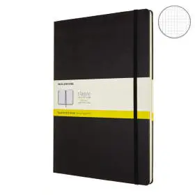 Большой Блокнот Moleskine Classic А4 Черный в Клетку