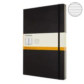 Большой Блокнот Moleskine Classic А4 Черный в Линию