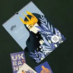 Настенный календарь Gifty 2024 Поэтический Разговор А3
