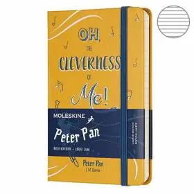 Карманный блокнот Moleskine Peter Pan Твердая обложка Желтый Линия
