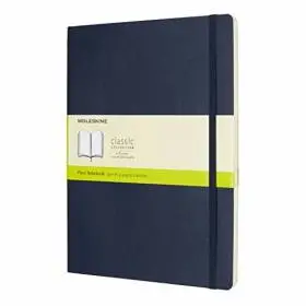 Великий блокнот Moleskine Classic М'яка обкладинка Сапфір Чисті аркуші