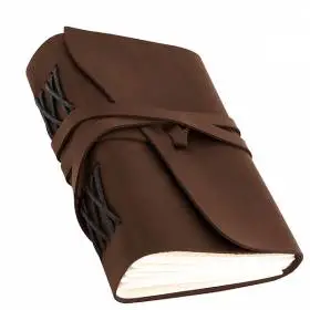 Кожаный блокнот Comfy Strap B6 Коричневый чистые листы