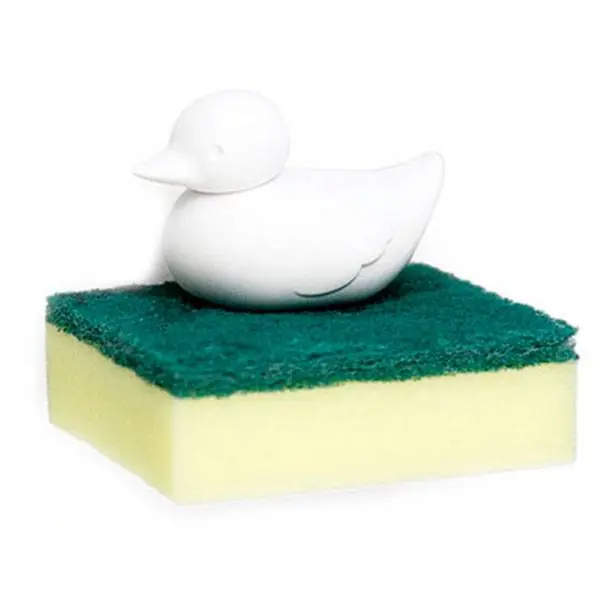 Тримач для губки Qualy Duck Sponge White