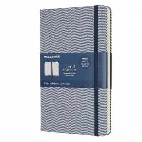 Середній блокнот Moleskine Blend Тверда обкладинка Синій Лінія Канва