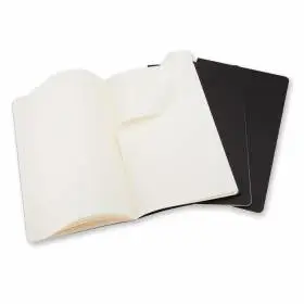 Кишенькова зошит (3 шт) Moleskine Cahier чорна Лінія