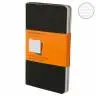 Кишенькова зошит (3 шт) Moleskine Cahier чорна Лінія
