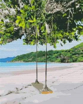 Картина за номерами Райський куточок 40x50 см