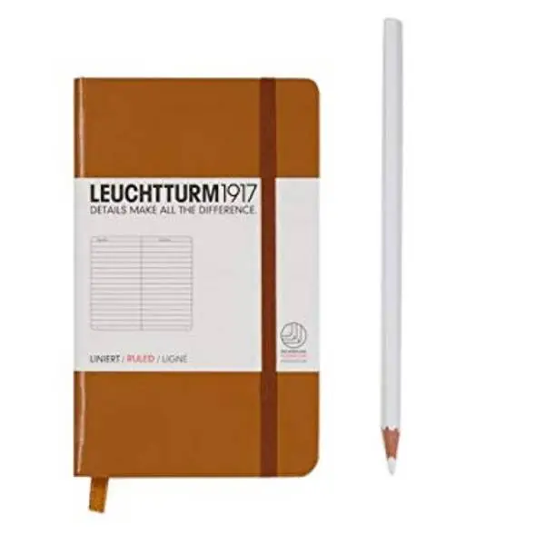 Карманный блокнот Leuchtturm1917 Карамель Клетка (338745)
