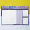 Настільний Планер Monthly Planner Фіолетовий
