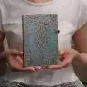 Средний блокнот Paperblanks Серебряная Филигрань Лазурный Линия