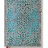 Средний блокнот Paperblanks Серебряная Филигрань Лазурный Линия