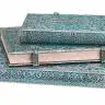 Средний блокнот Paperblanks Серебряная Филигрань Лазурный Линия
