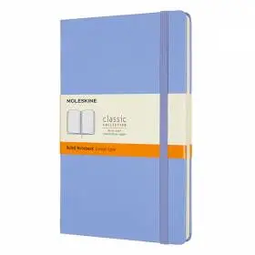Средний блокнот Moleskine Classic Голубая Гртензия в линию