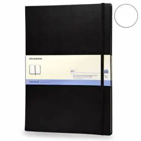 Большой Блокнот Moleskine Art А3 Акварель Черный